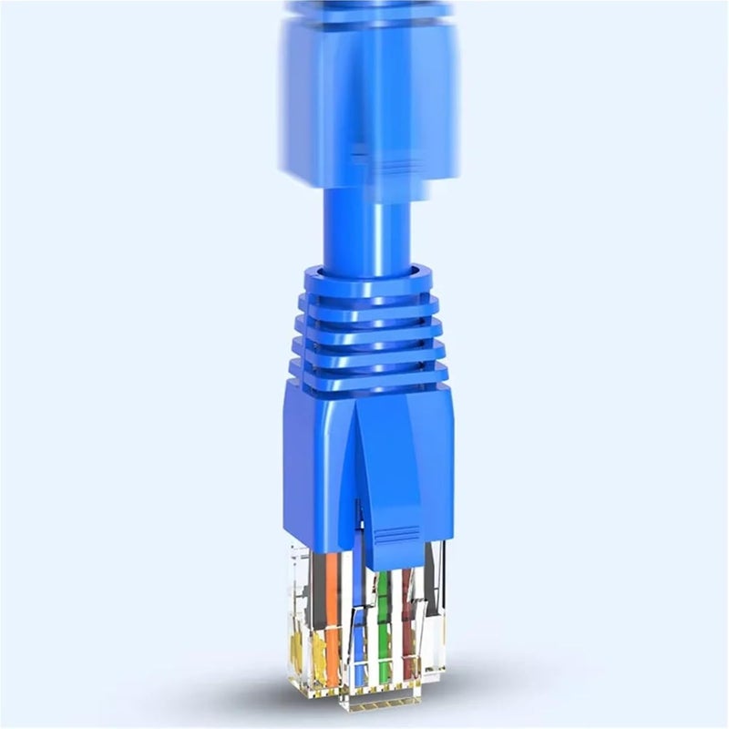 Gray RJ45 Ethernet Network Cable Strain Relief Boots 150PCS Connector Plug Covers OD 8 5mm - Image 4